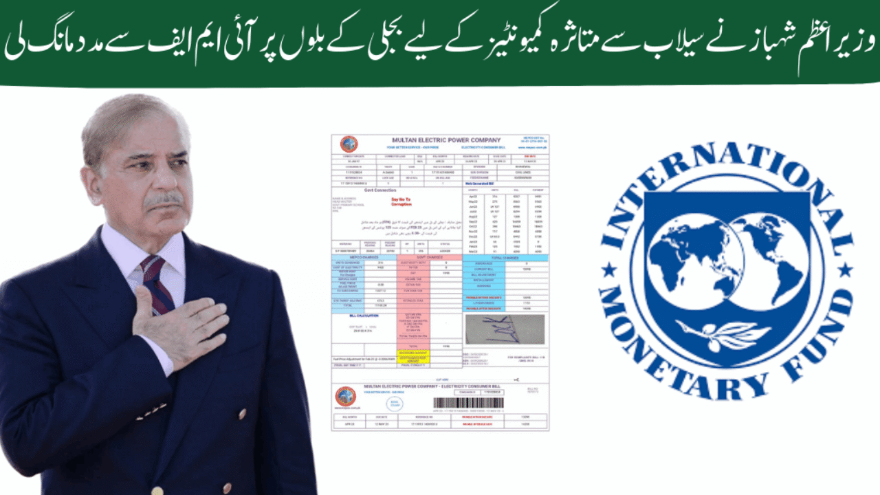 PM Shehbaz Seeks IMF Support for Flood-Hit Communities on Electricity Bills