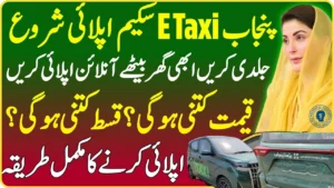 CM Punjab E-Taxi Scheme 2025 – Online Application Portal Now Open, Apply Before 5 October