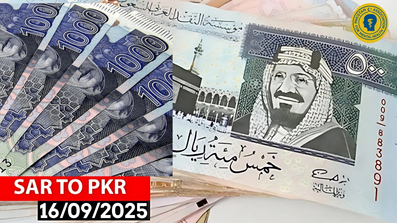Check Saudi Riyal To Pakistani Rupees 16 September 2025 – 1 SAR How Much In PKR?