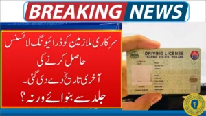 Govt Employees Given Deadline to Obtain Driving Licenses